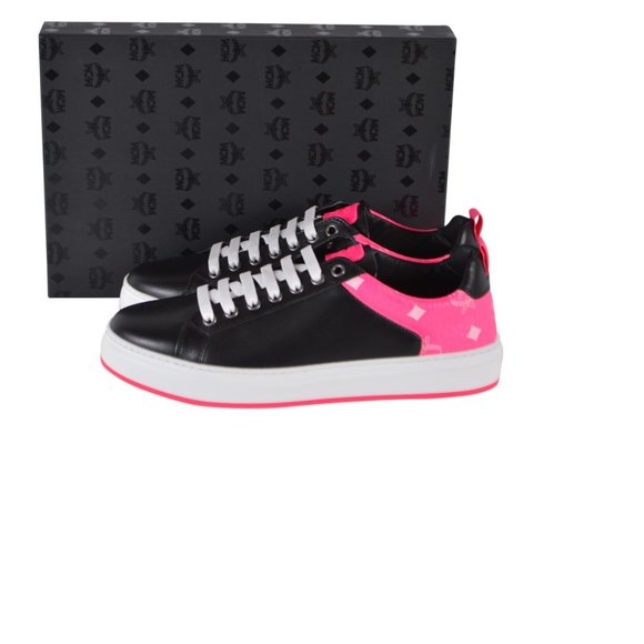 pink mcm sneakers